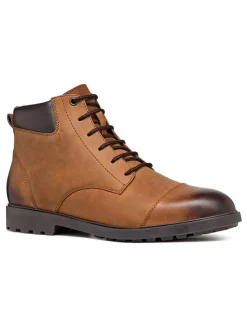 Leder-Boots "Rhadalf" in Hellbraun