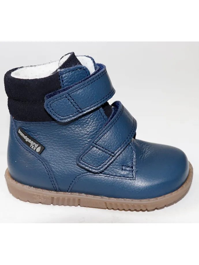 Leder-Boots "Robyn" in Blau