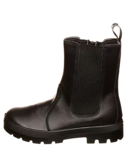 Leder-Boots "Rocky" in Schwarz