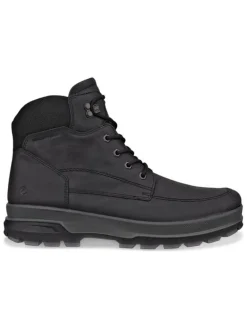 Leder-Boots "Rugged Track" in Schwarz