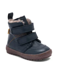 Leder-Boots "Storm" in Dunkelblau