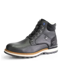 Leder-Boots "Sundby" in Schwarz