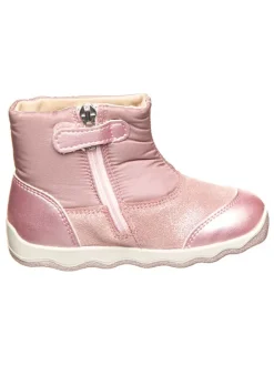 Leder-Boots "Thinky" in Rosa