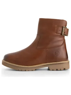 Leder-Boots "Tingvoll" in Hellbraun