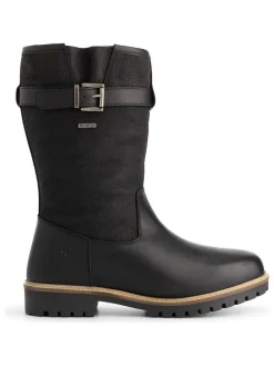 Leder-Boots "Troms" in Schwarz