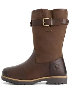 Leder-Boots "Vadso" in Braun