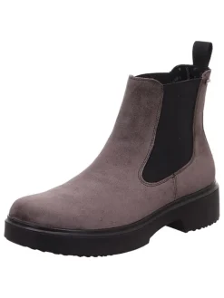 Leder-Chelsea-Boots "Angel-Ossido" in Grau