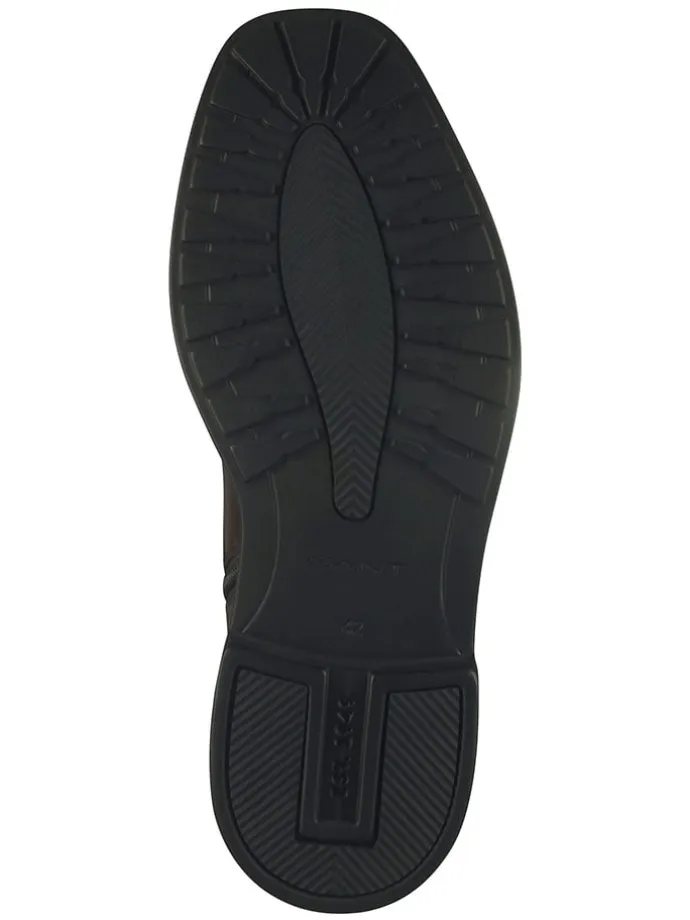 Leder-Chelsea-Boots "Boggar" in Braun