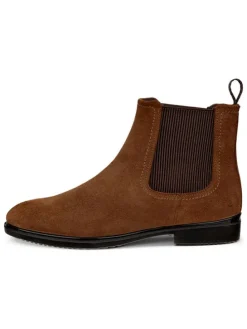 Leder-Chelsea-Boots "Classic" in Hellbraun