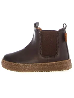 Leder-Chelsea-Boots "Figus" in Dunkelbraun