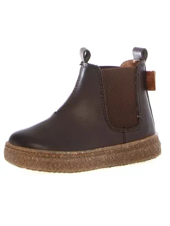 Leder-Chelsea-Boots "Figus" in Dunkelbraun