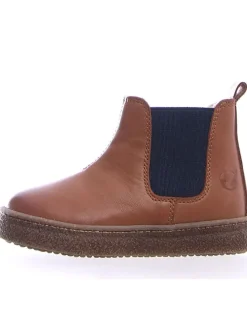 Leder-Chelsea-Boots "Filus" in Braun