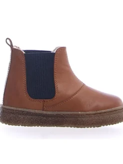 Leder-Chelsea-Boots "Filus" in Braun