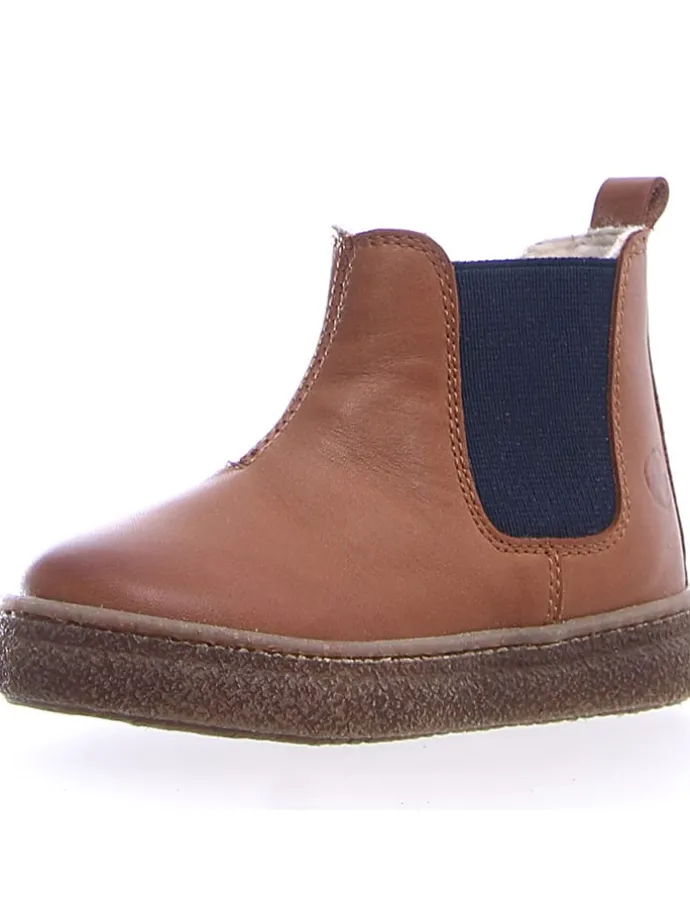 Leder-Chelsea-Boots "Filus" in Braun