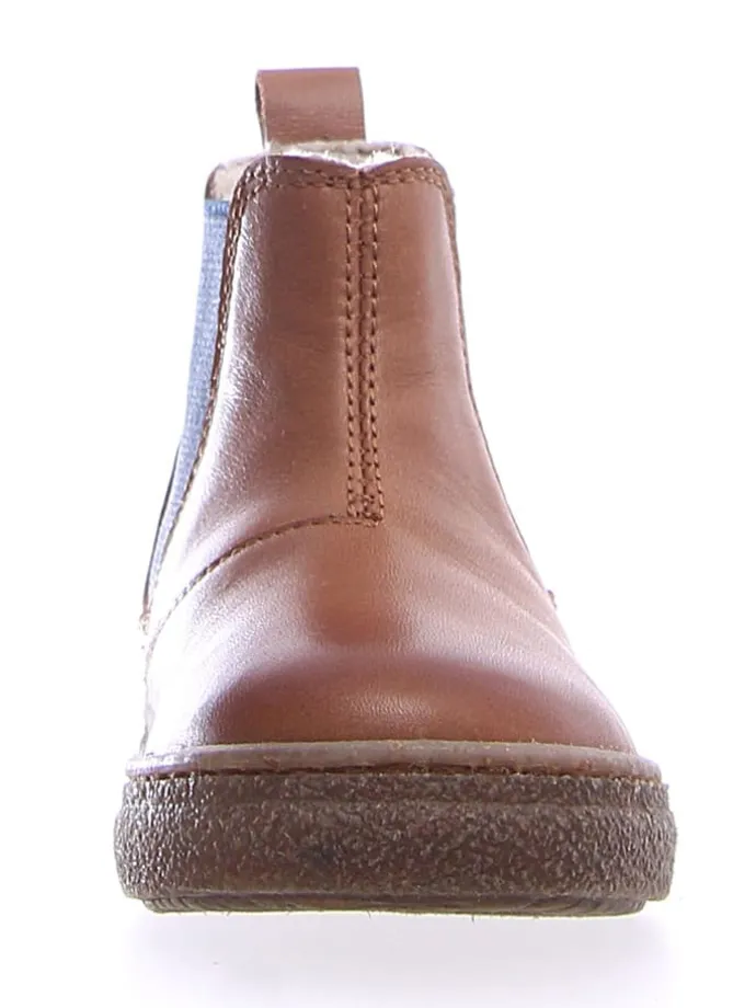 Leder-Chelsea-Boots "Filus" in Braun