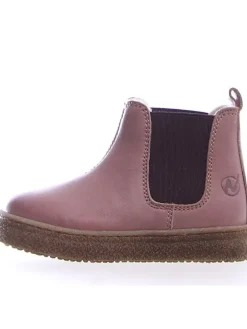 Leder-Chelsea-Boots "Filus" in Rosa