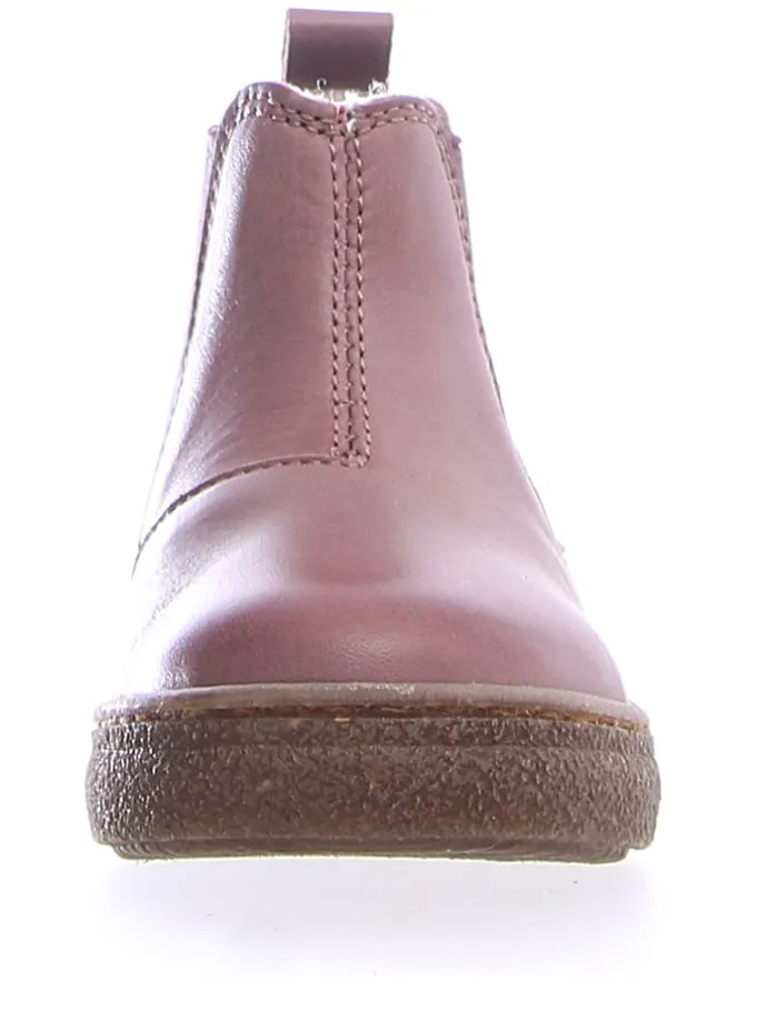 Leder-Chelsea-Boots "Filus" in Rosa