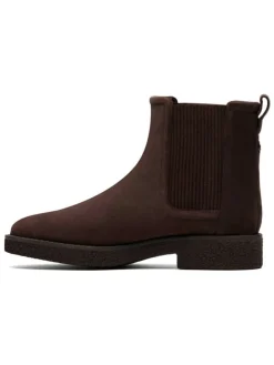 Leder-Chelsea-Boots in Braun