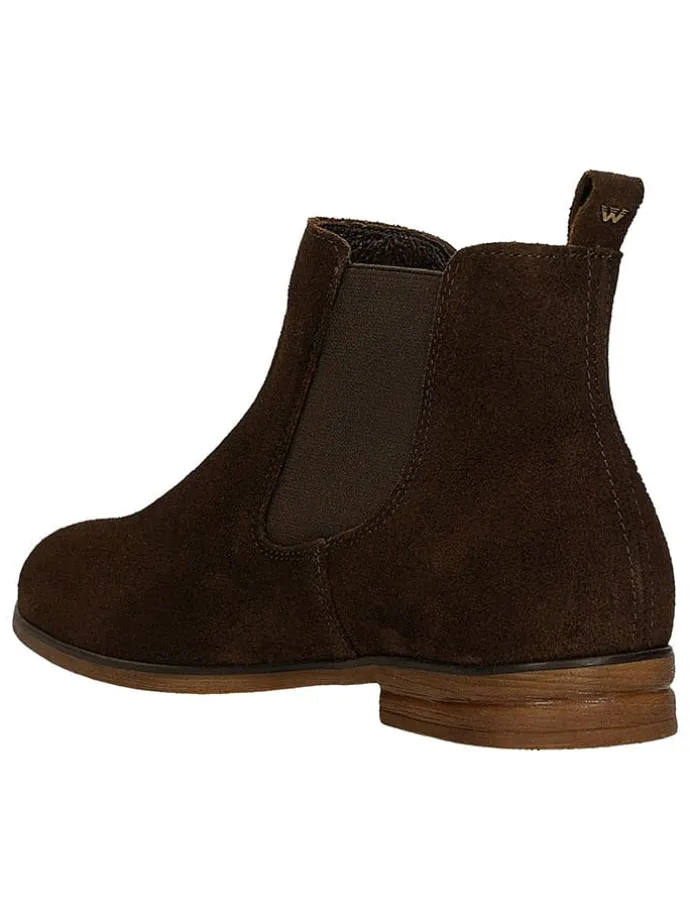 Leder-Chelsea-Boots in Braun