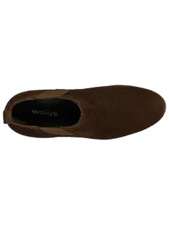 Leder-Chelsea-Boots in Braun