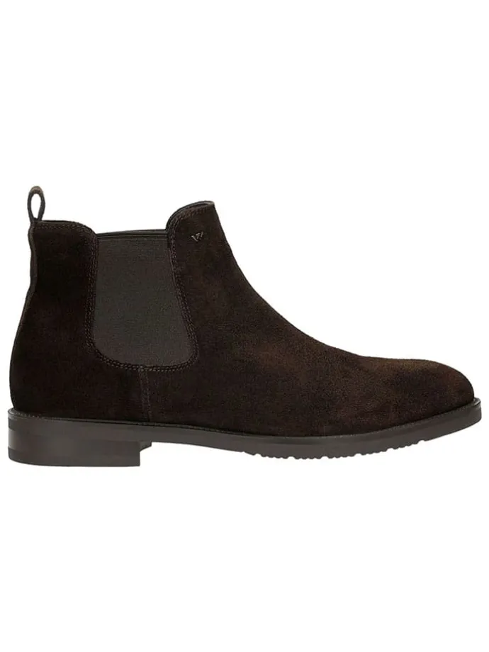 Leder-Chelsea-Boots in Braun
