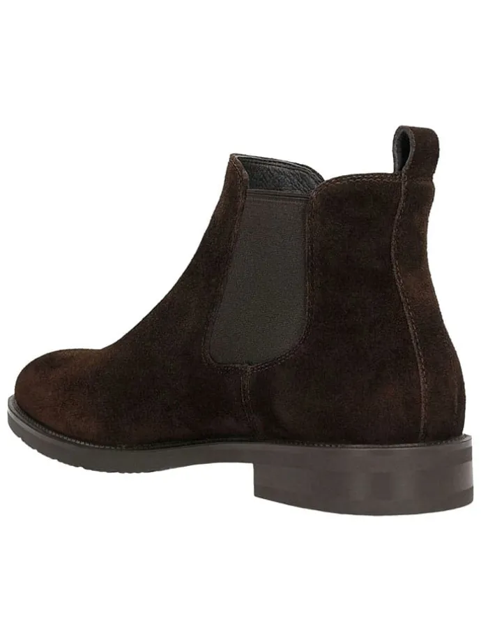 Leder-Chelsea-Boots in Braun