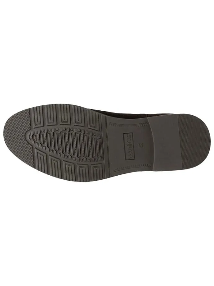 Leder-Chelsea-Boots in Braun