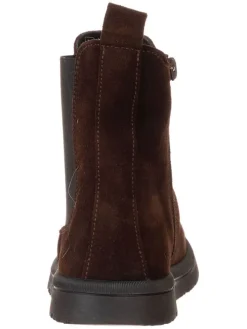Leder-Chelsea-Boots in Braun