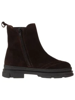 Leder-Chelsea-Boots in Braun