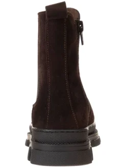 Leder-Chelsea-Boots in Braun