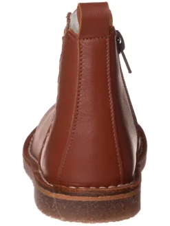 Leder-Chelsea-Boots in Braun