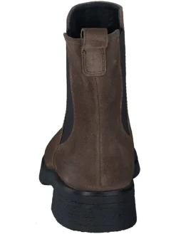 Leder-Chelsea-Boots in Braun