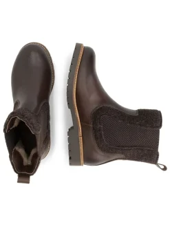 Leder-Chelsea-Boots in Braun