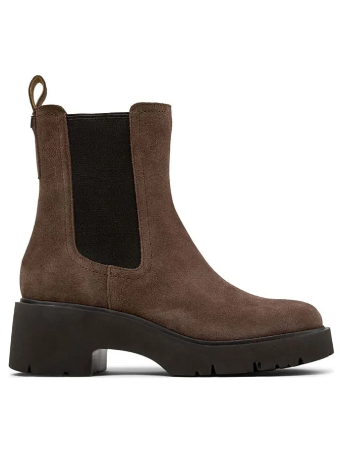Leder-Chelsea-Boots in Braun