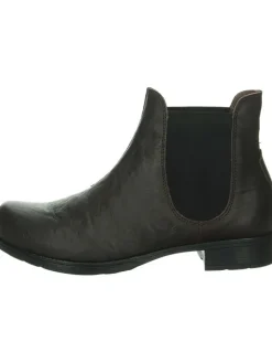 Leder-Chelsea-Boots in Braun