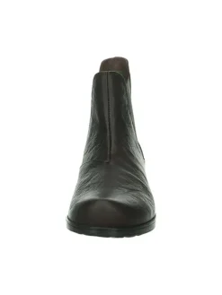 Leder-Chelsea-Boots in Braun