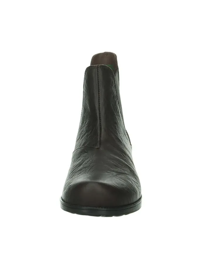 Leder-Chelsea-Boots in Braun