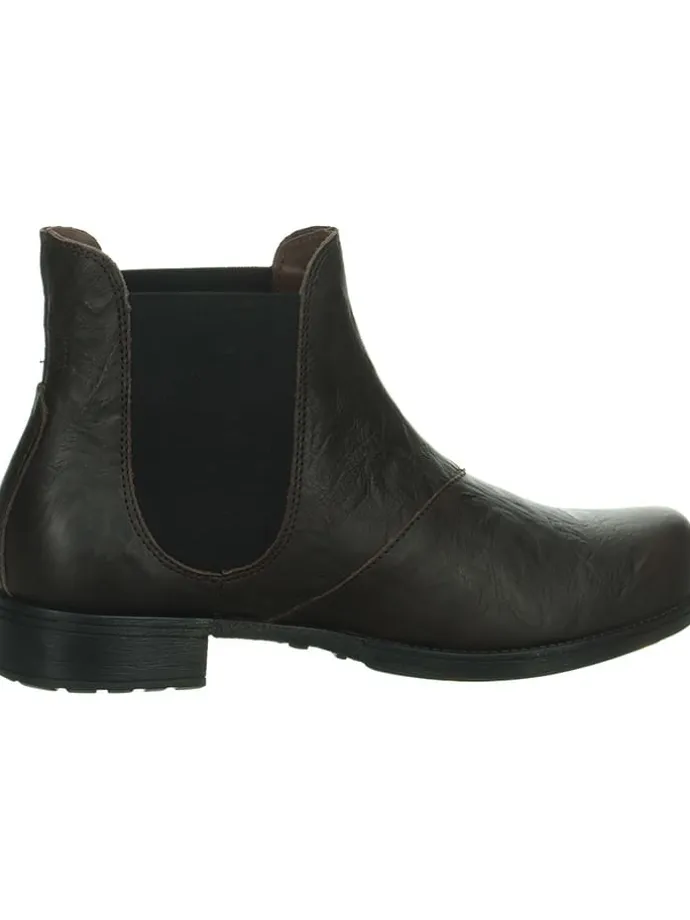 Leder-Chelsea-Boots in Braun
