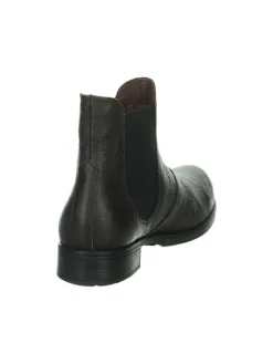 Leder-Chelsea-Boots in Braun