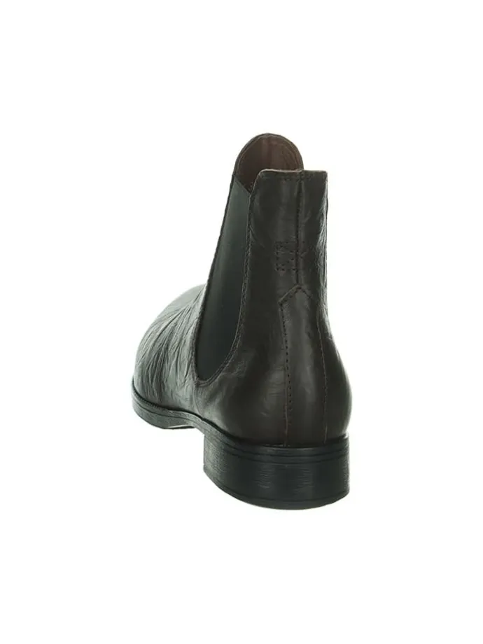 Leder-Chelsea-Boots in Braun