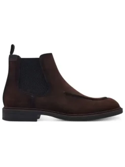 Leder-Chelsea-Boots in Braun