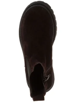 Leder-Chelsea-Boots in Braun