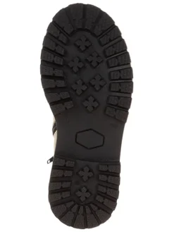 Leder-Chelsea-Boots in Creme