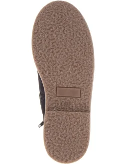 Leder-Chelsea-Boots in Dunkelblau