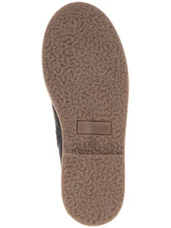 Leder-Chelsea-Boots in Dunkelblau