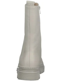 Leder-Chelsea-Boots in Grau