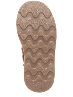 Leder-Chelsea-Boots in Hellbraun