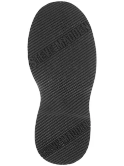 Leder-Chelsea-Boots in Hellbraun/ Schwarz