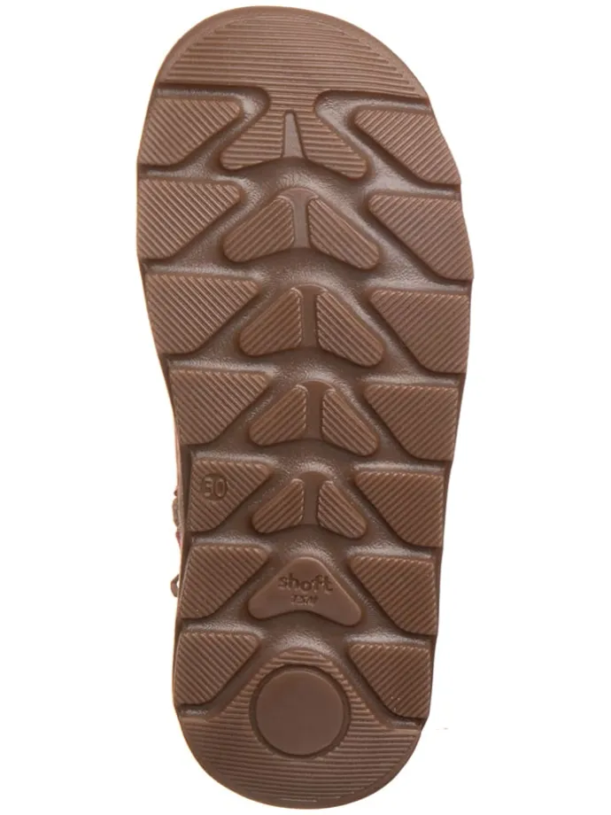 Leder-Chelsea-Boots in Pink