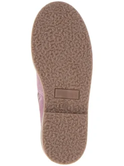 Leder-Chelsea-Boots in Rosa